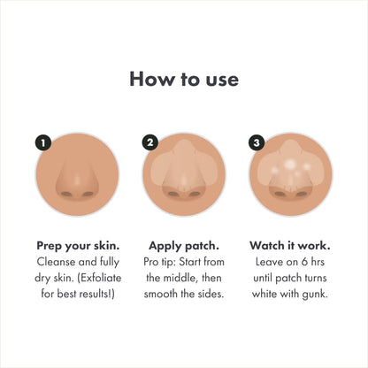 Hydrocolloid nose patches