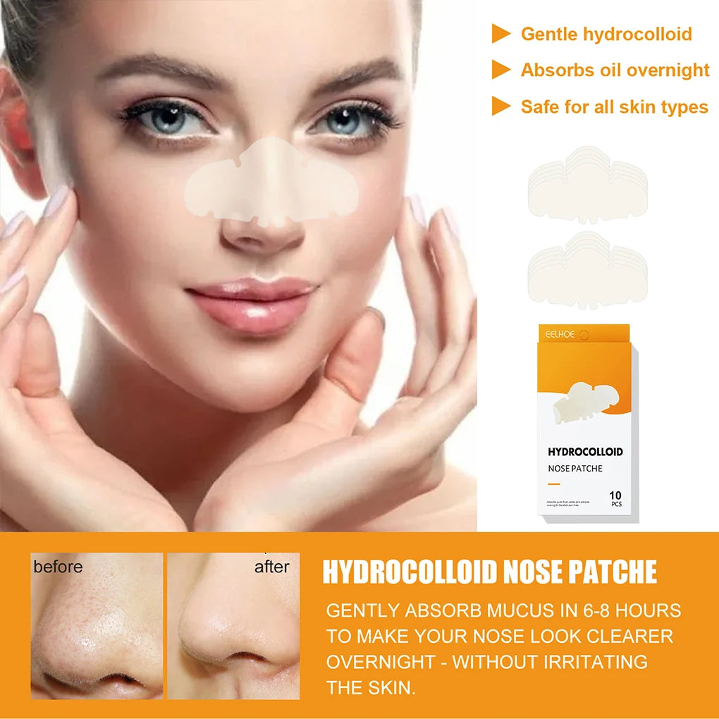 Hydrocolloid nose patches