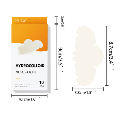 Hydrocolloid nose patches