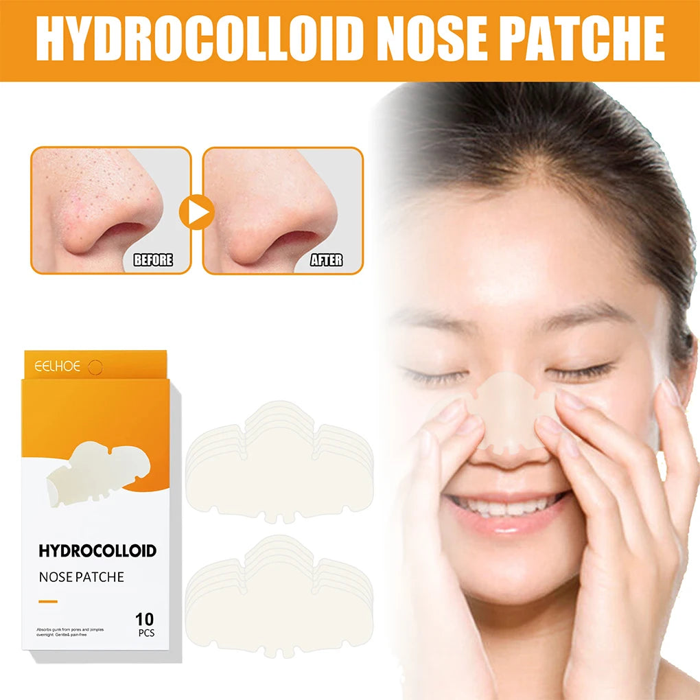 Hydrocolloid nose patches
